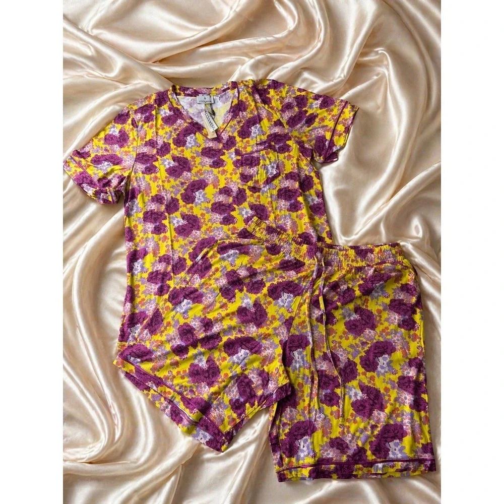 Cosabella Men's V-Neck Pajama Set Pima Cotton Modal Lounge Set Size M New‎